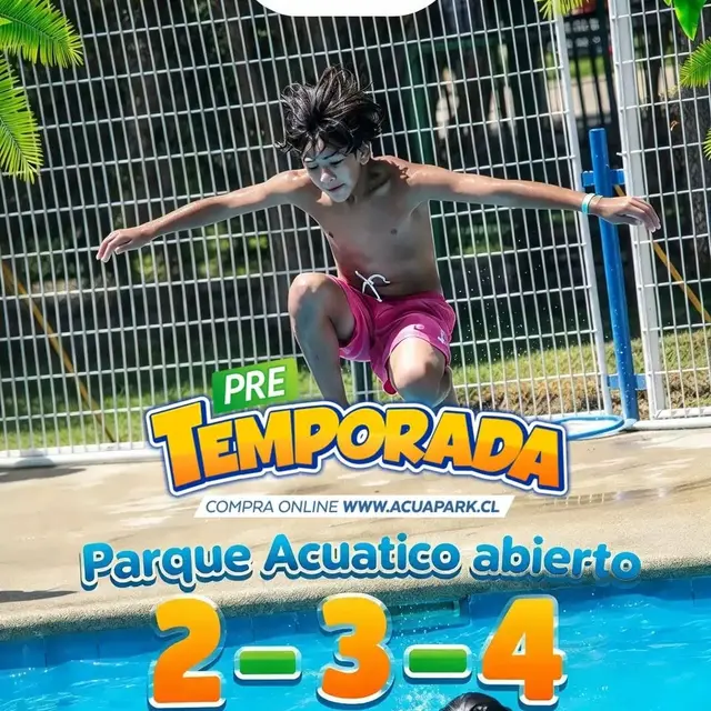 Quedaste con gusto a poco? Todos los fin de semana continuamos con la pretemporada en Acuapark ! Áreas verdes…