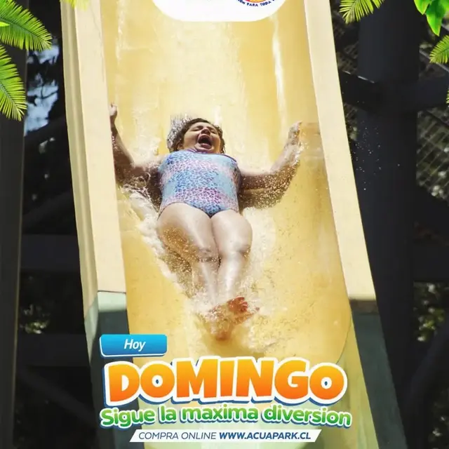 Domingo sigue la máxima diversión Áreas verdes , quinchos , mesones , piscinas , toboganes compra tus…
