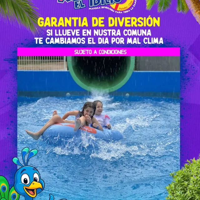 ### 🌊 ACUAPARK – ¡DIVERSIÓN GARANTIZADA! ☀️💦 **¡Que la lluvia no arruine tu diversión!** Si compraste tu…