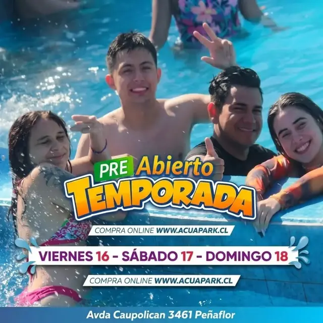Este finde se viene con todo en Acuapark! Te esperamos este viernes sábado y domingo con la máxima diversión!…