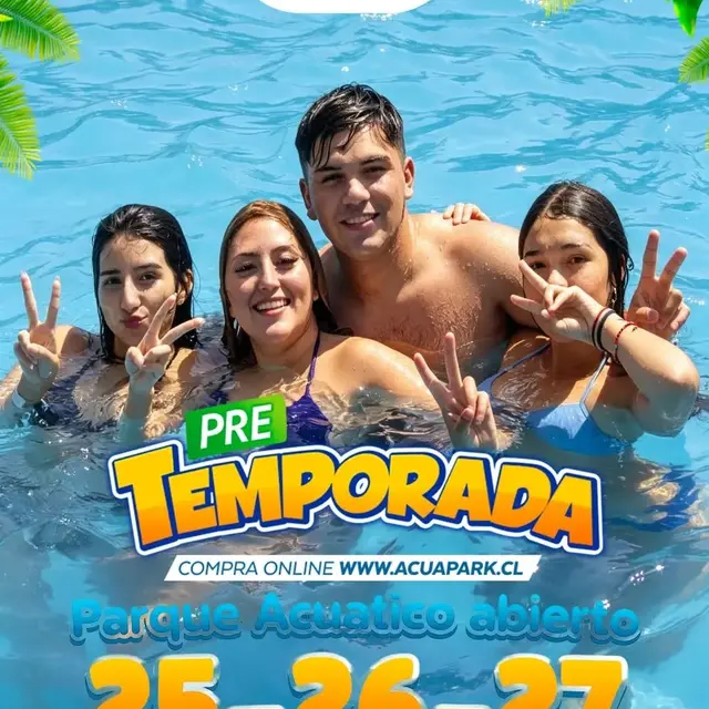 Quedaste con gusto a poco? Este fin de semana continuamos con la pretemporada en Acuapark ! Áreas verdes ,…