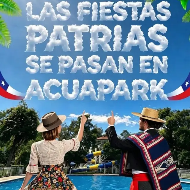 Felices fiestas patrias , celebremos juntos en Acuapark! Te esperamos hoy viernes 18 , sábado 19 y domingo 20…